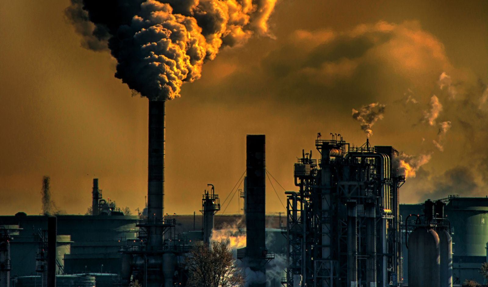 Industrial emissions from fossil fuel use