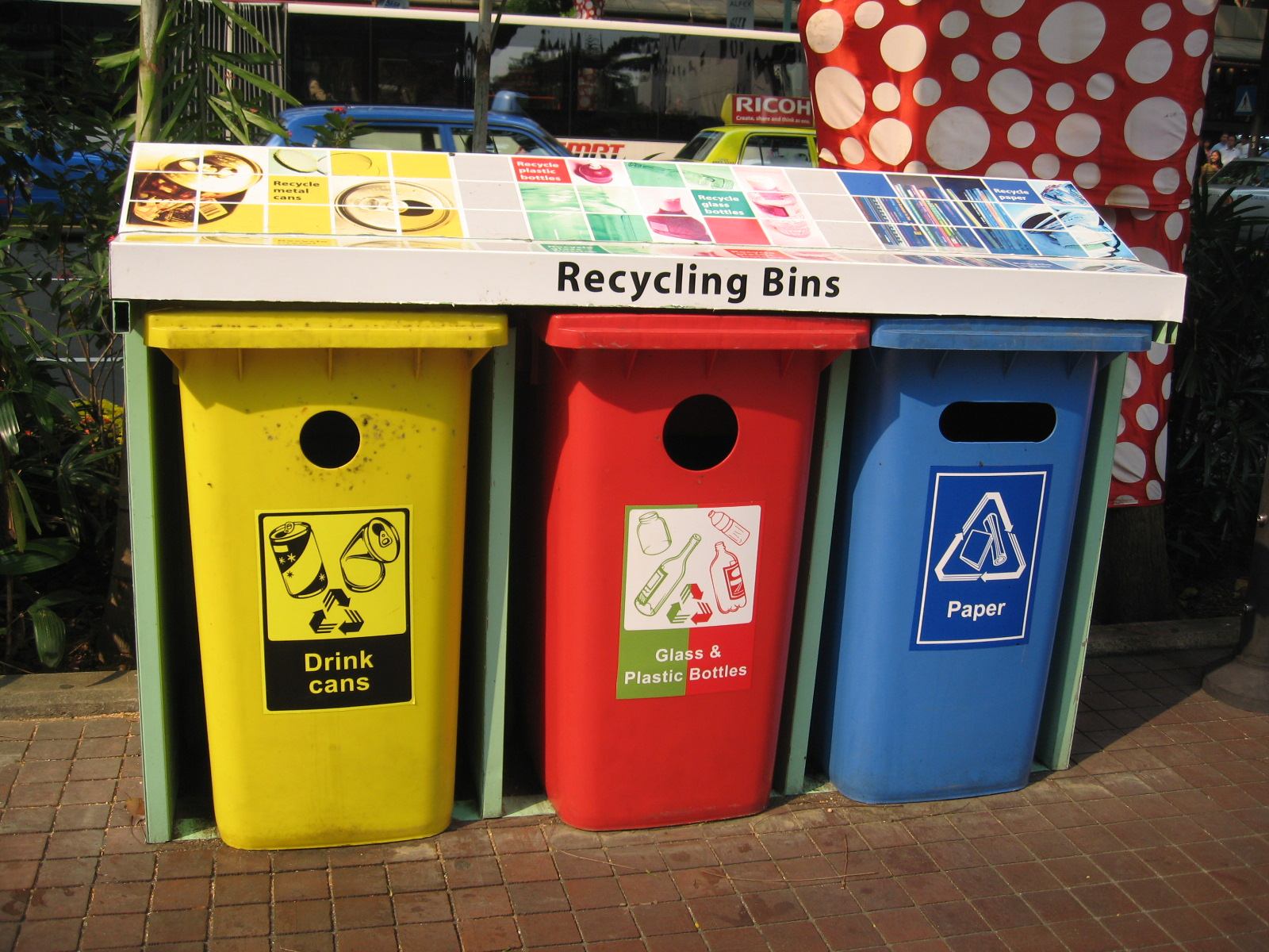 Recycling bins